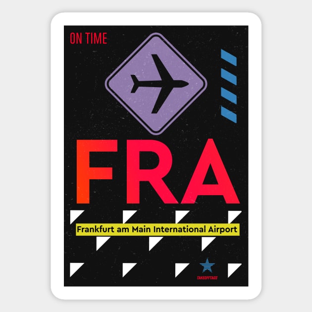 FRA Frankfurt am Main airport Sticker by Woohoo